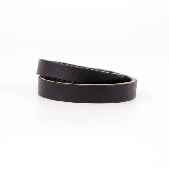 Self guard handmade leather bracelet - Picture 2 of 6